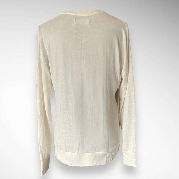 ABERCROMBIE & FITCH Soft AF Women's Off White‎ Super Soft Sweater Medium | EUC - Picture 2 of 7